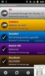 How to simply track any package on Android