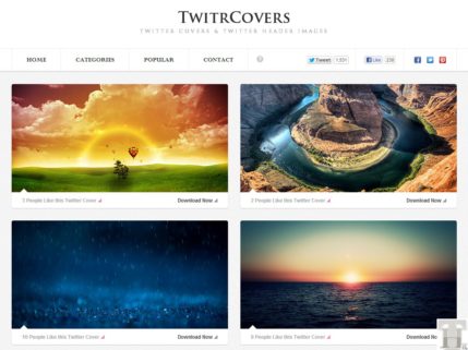 Get beautiful Twitter covers for your new Twitter profile