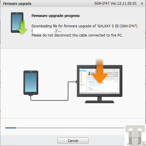 Downloading Upgrade Downloading Jelly Bean Firmware Update