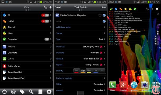 The Best Android App for Toodledo that is easy, functional and feature rich